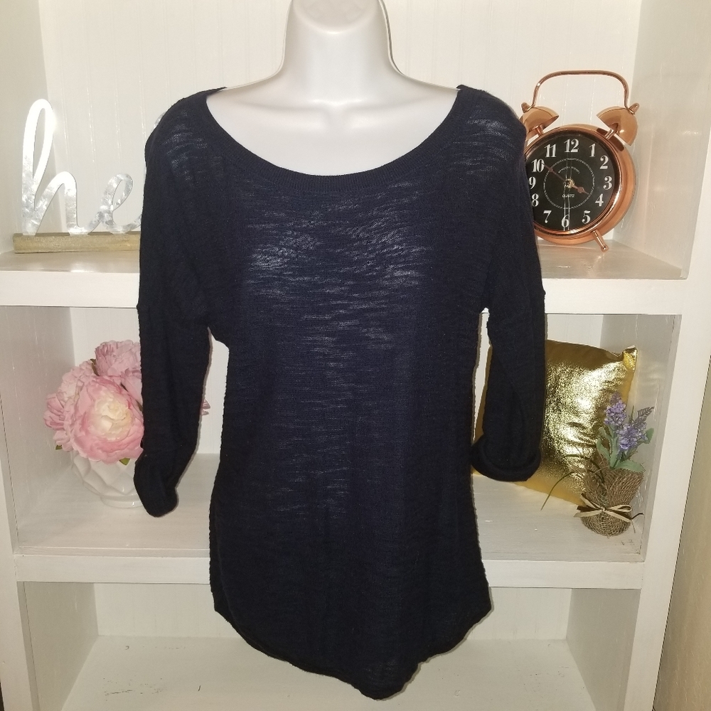 Express Naby Blue Top